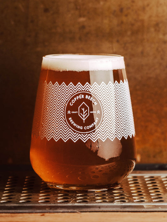 Copper Beech Branded Glassware