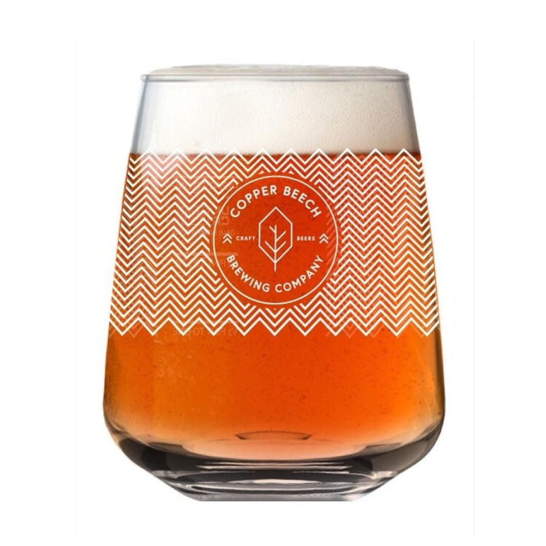 Copper Beech Branded Glassware